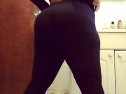 Sexy bbw jiggling ass in leggings 4/16