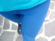 Pee in pants in the condominium stairs and i walk wet to the road 16/16