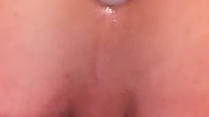 Trying out my new toothbrush