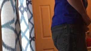 Man accidently pees himself, jerks off