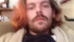 Wanking 7.5 inch cock