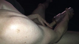 4k jock muscle twink stroking a fat cock and playing with fleshjack cums