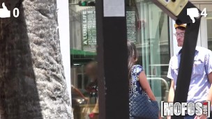 Mofos - Hot Brunette Scouts a Stranger