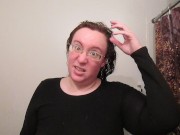 Hair Journal: Combing Long Curly Strawberry Blonde Hair - Week 18 (ASMR) 2/16