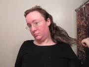 Hair Journal: Combing Long Curly Strawberry Blonde Hair - Week 18 (ASMR) 7/16