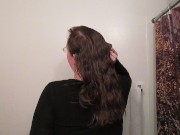 Hair Journal: Combing Long Curly Strawberry Blonde Hair - Week 18 (ASMR) 9/16