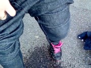 Pee on public sidewalk 12/16