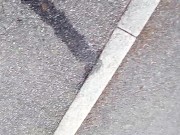 Pee on public sidewalk 14/16