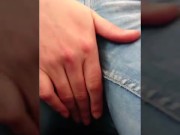 Pissing my jeans and mastrubating