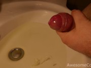 Electric Toothbrush Vibrator and Cum Without Touching on water 1080p HD