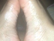 Sexy Asian feet footjob 15/16