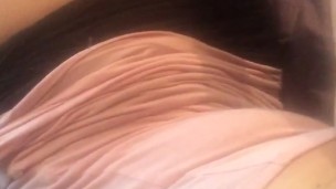 Big white girl Ass spank
