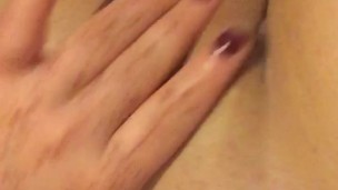 After Shower Tease Tits and Pussy