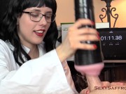 Fleshlight VS Blowjob - Part 2: Fleshlight! - Sexperiments With Saffron! 6/16