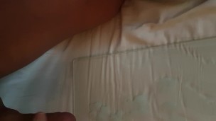 Big morning cumshot