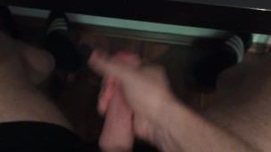 Stroking My White Thick Dick While Watching Porn, Cum Explosion