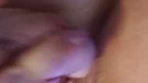 Morning orgasm gets me extra wet