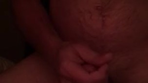 Dick slap with dildo