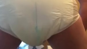 He pees in diaper
