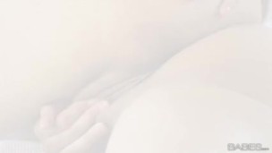 Babes - Aria Salazar plays with her pussy