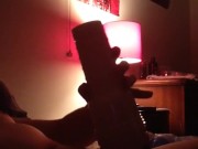 Me fucking Eva Lovia's ass - Fleshlight