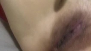 Chubby teen fucks herself with a vibrator