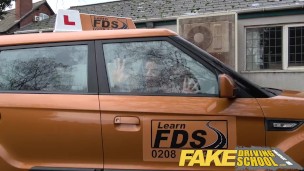 Fake Driving School lucky young lad seduced by his busty milf examiner
