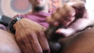 Stroking till i cum