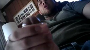 Using my pocket pussy