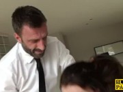 Squirting UK sub analfucked while toying clit 9/16