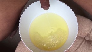 Peeing in a Bowl