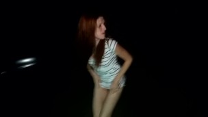 Public desperation pee- lost car keys. redhead freckledred.manyvids.com