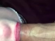 Deep throat wife suck and fuck dildo