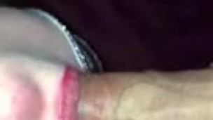 Deep throat wife suck and fuck dildo