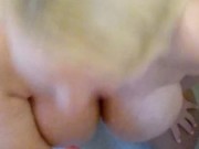 Wank and cum over my face british dirty talk POV 4/16