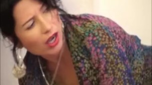 Sexy milf jerking a boner