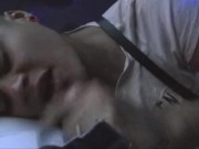Pipe et éjac dans un bus / blowjob and cumshot in a bus / Vanilla Lime 13/16
