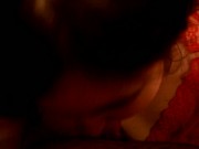 Lipstick POV Blowjob in Sexy Red Lace 1/16