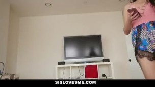 SisLovesMe - Cute Step-Sis Wanted To Cuddle