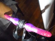 DP Butt Plug & Dildo Fuck from Kinky Ebony Goddess Sheridan Ave