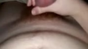 quick and powerful cumshot from my fat cock