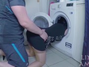 Stepmom fucked and get cum in mouth by stepson while she is stuck 2/16