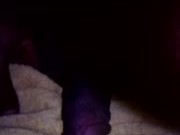 playing with thr dick before work