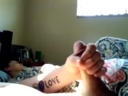 Jerking off next to Autumn while she in bed 12/16