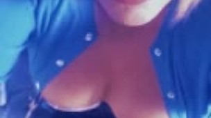 faggot shoes off her tits
