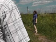 Man pisses woman holds hands his dick close-up. DuBarry private collection 14/16