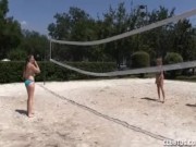 Triple handjob
