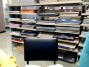 Ginger Banks Almost Caught Naked in the Library 3/16