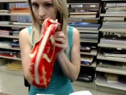 Ginger Banks Almost Caught Naked in the Library 4/16