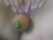 Rica cogida con la zanahoria 10/16